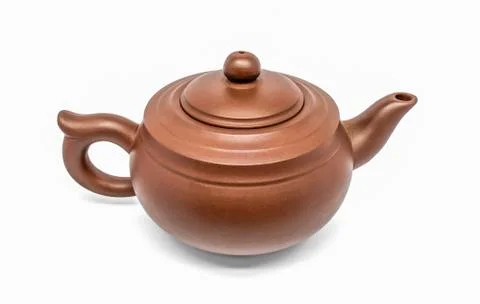 Clay teapot Foto stock