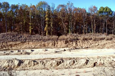 Clay wall Foto stock