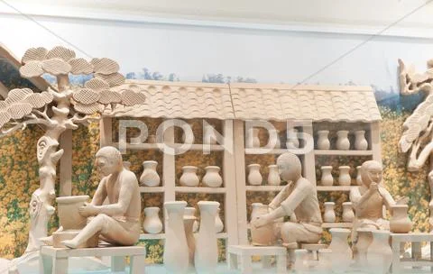 Clay works Stock Photos