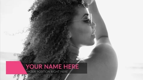 Clean 1 Lower Third Catálogo de After Effects