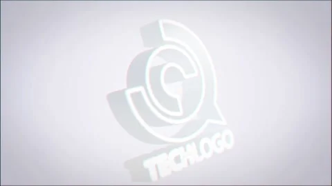 Clean 3d Minimal Logo Reveal After Effects素材