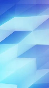 Clean abstract blue polygonal background with soft gradients and geometric .. Stock Illustration