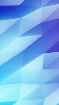 Clean abstract blue polygonal background with soft gradients and geometric .. Stock Illustration