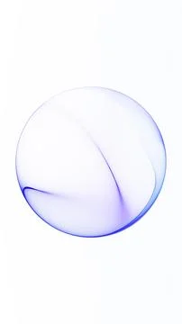Clean abstract blue sphere with soft luminous edges, subtle gradient transi.. Stock Illustration