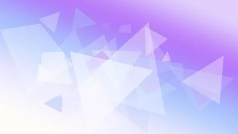A clean abstract composition of semi-transparent triangles with lavender an.. Stock Illustration