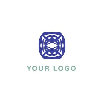 Clean Abstract Creative Logo Vector Design eps10 Stock Illustration