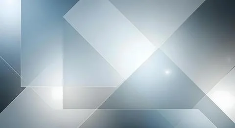 Clean abstract geometric background with overlapping planes and sharp light.. Stock Illustration