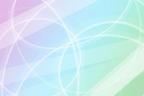 Clean abstract gradient in soft blues and mint tones with luminous curved l.. Illustrazione stock