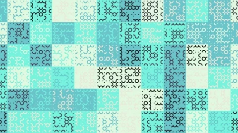 Clean Abstract Motion Graphics With Repeating Geometric Structures Stock Footage 332979676