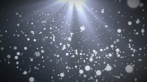 Clean abstract white particles. Glitter dust background loop. Stock Footage 125189897