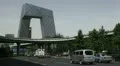 Clean Air Clear Sky Busy Street Traffic Beijing CBD No Air Pollution China CCTV HD Footage