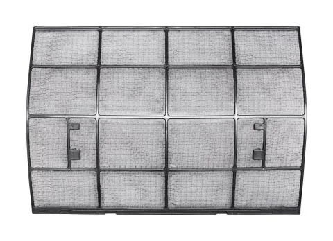 Clean air conditioner filter Stock Photos
