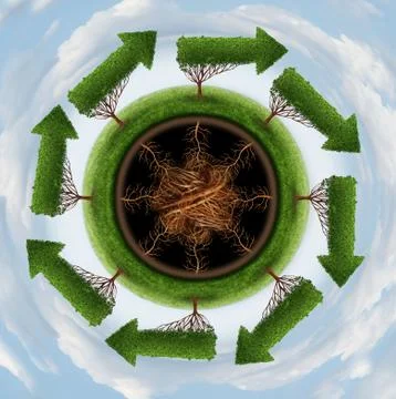 Clean the air 库存插图