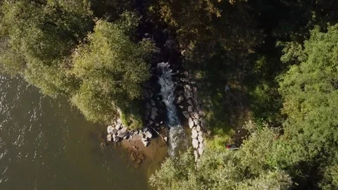 Clean And Fresh Forest Stream Running Over The Stones 스톡 동영상 252512585