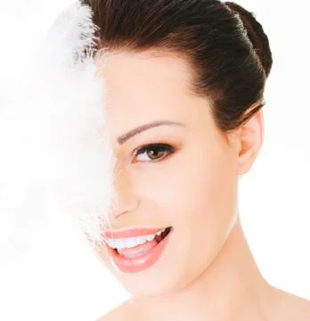 Clean and gentle complexion Stock Photos