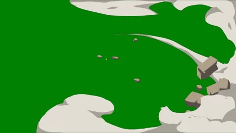 A clean and minimal green screen transition with sharp motion lines Video stock 301387147