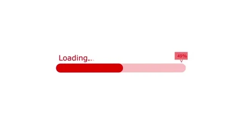 Clean and Minimal Progress Bar Animation for Loading or Waiting States Vídeos de archivo 315769535