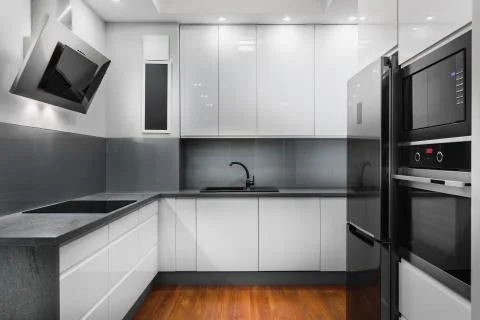 Clean and modern kitchen Stock-Fotos
