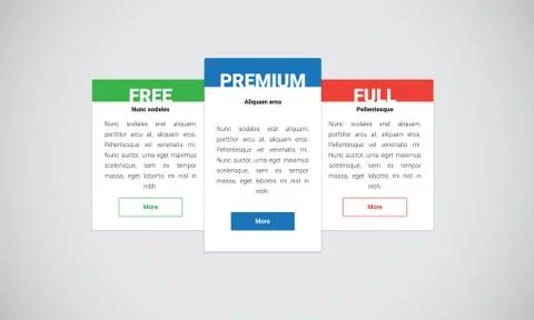 Clean and modern website element, vector illustration イラスト素材