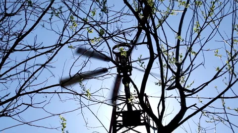 Clean and Renewable Energy, Wind Power, Turbine, Windmill, Energy Production Stock Footage