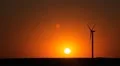 Clean and Renewable Energy, Wind Power, Turbine, Windmill, Sunset, Sun Set HD Footage