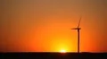 Clean and Renewable Energy, Wind Power, Turbine, Windmill, Sunset, Sun Set HD Footage
