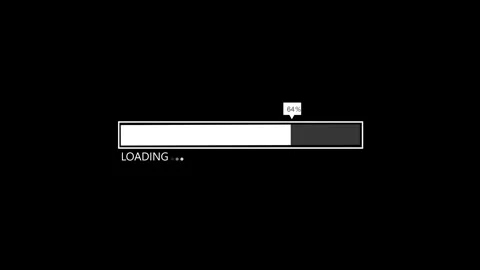 Clean and Simple Loading Progress Bar Animation Stock Footage 310212269