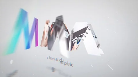 Clean And Simple Logo Reveal After Effects素材