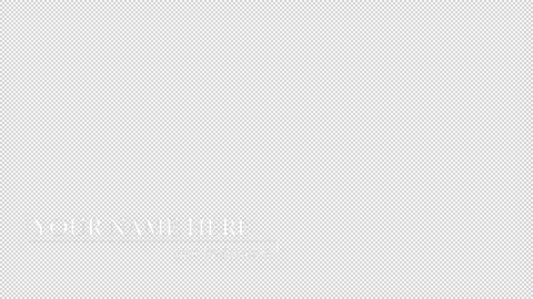 Clean and Simple to use artist lower third. 스톡 After Effects