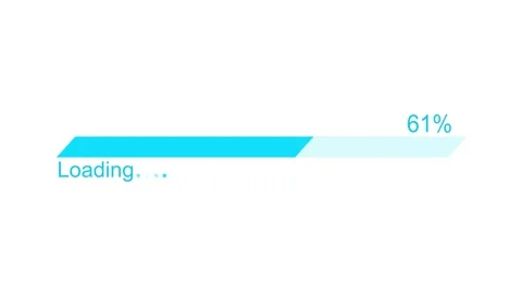 Clean Animated Progress Indicator Bar, S... | Stock Video | Pond5