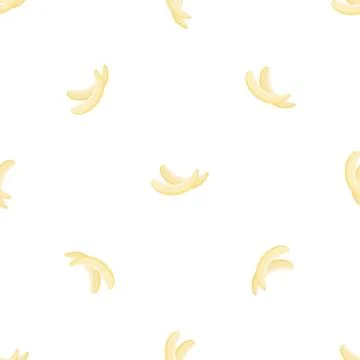 Clean banana pattern seamless vector Stock Illustration