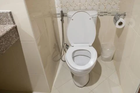 Clean bathroom Stock Photos