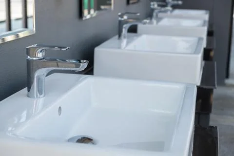 Clean bathroom Stock Photos