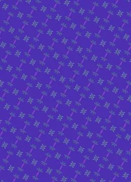 Clean beach-tree linework texture outline tile texture in hot pink, violet,.. Stock Illustration