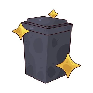 Clean bin illustration Stock Illustration
