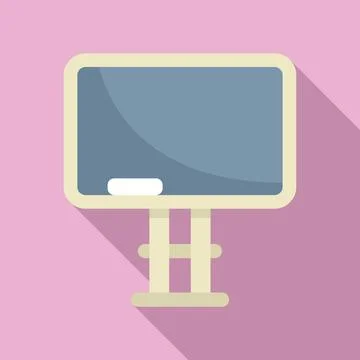 Clean blackboard ready for teaching Stock Illustration