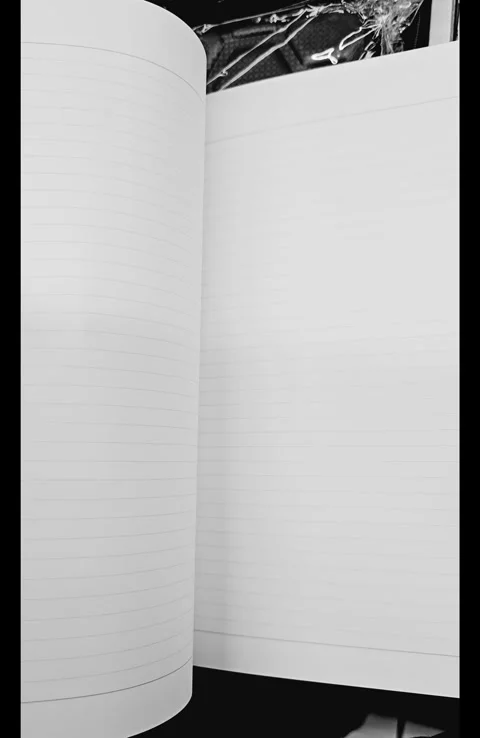 Clean, blank white pages of an open book, ready for text or illustration. Stock Footage 311892219