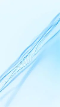 Clean blue abstract wave line on white background for medical technology, c.. Stock Illustration
