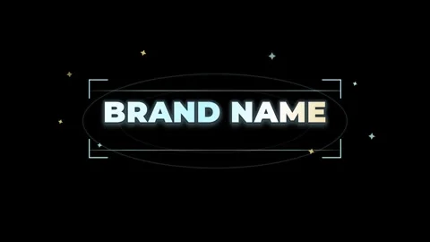 Clean Brand Name Clean Logo Reveal Business Presentation Loop Stock Footage 333782018