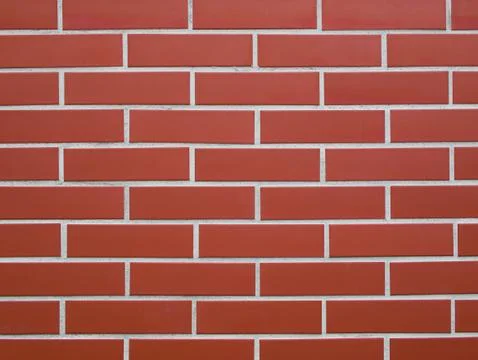 Clean brick wall texture. Stock Photos