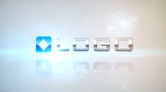Clean Bright Light Business Logo Spin Revealing Zoom Animation Opener Stock After Effects