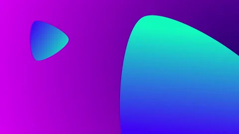 Clean bright neon gradient background. Video stock 211638879