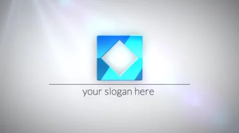 Clean Business Minimal Line Logo and Text Reveal Animation Intro After Effects stock