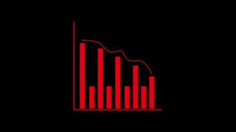 Clean Business Report Graph Chart Animation for Presentation Videos Stock Footage 315763591