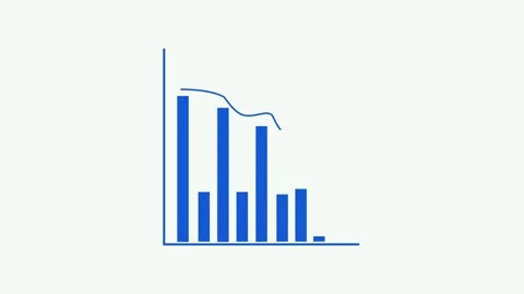 Clean Business Report Graph Chart Animation for Presentation Videos Stock Footage 315763670