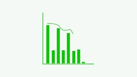 Clean Business Report Graph Chart Animation for Presentation Videos Stock Footage 315763673
