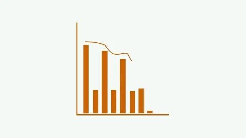 Clean Business Report Graph Chart Animation for Presentation Videos Stock Footage 315763682