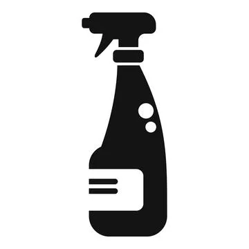 Clean can mist icon simple vector. Air nozzle safe Ilustración de archivo