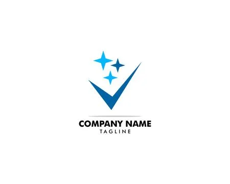 Clean Check logo designs concept vector Stock Illustration