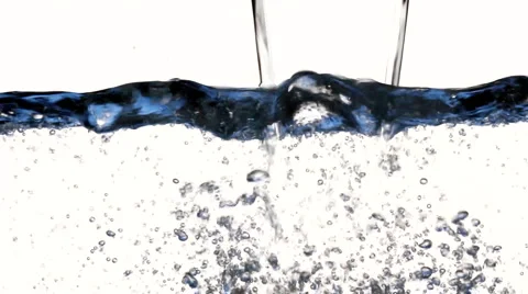 Clean clear water pouring Stock-Footage 1098985